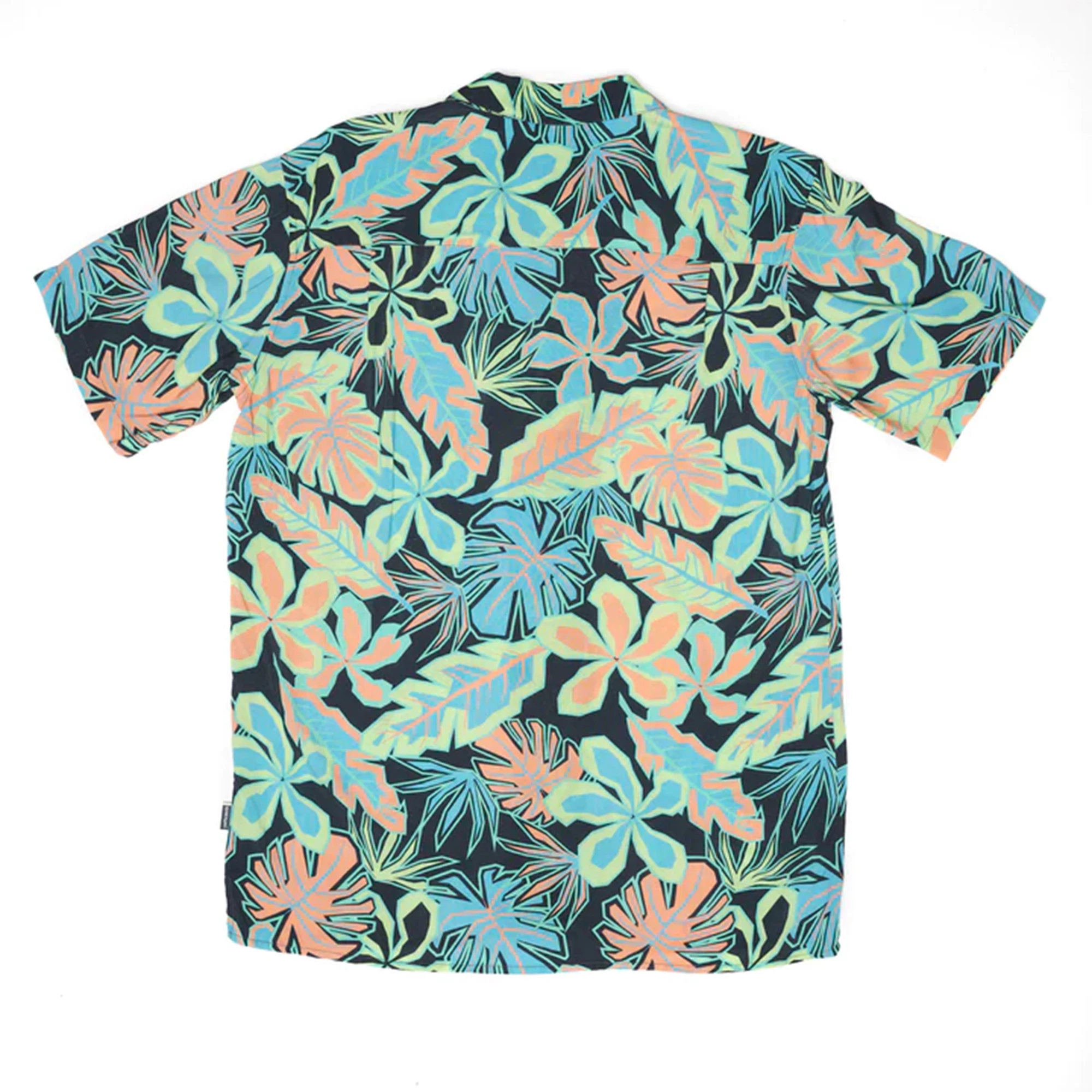 Party Pants Mens Floral Bro Button Down Shirt - Image 2