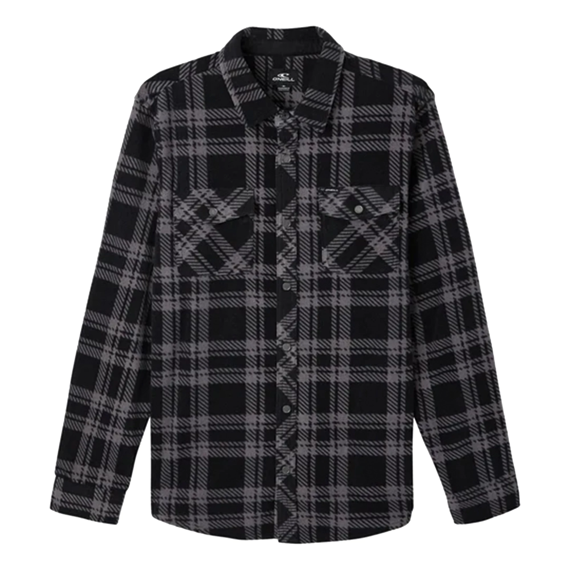 O'Neill ONeill Mens Glacier Plaid Superfleece Flannel Shirt