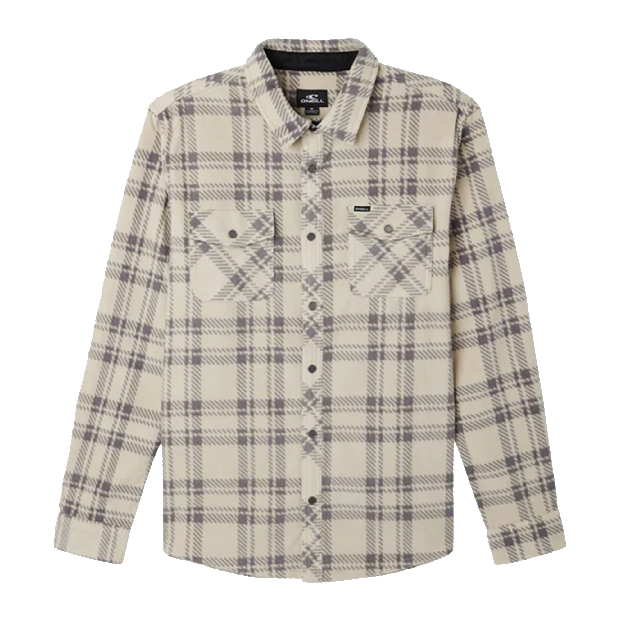 O'Neill ONeill Mens Glacier Plaid Superfleece Flannel Shirt - Image 5