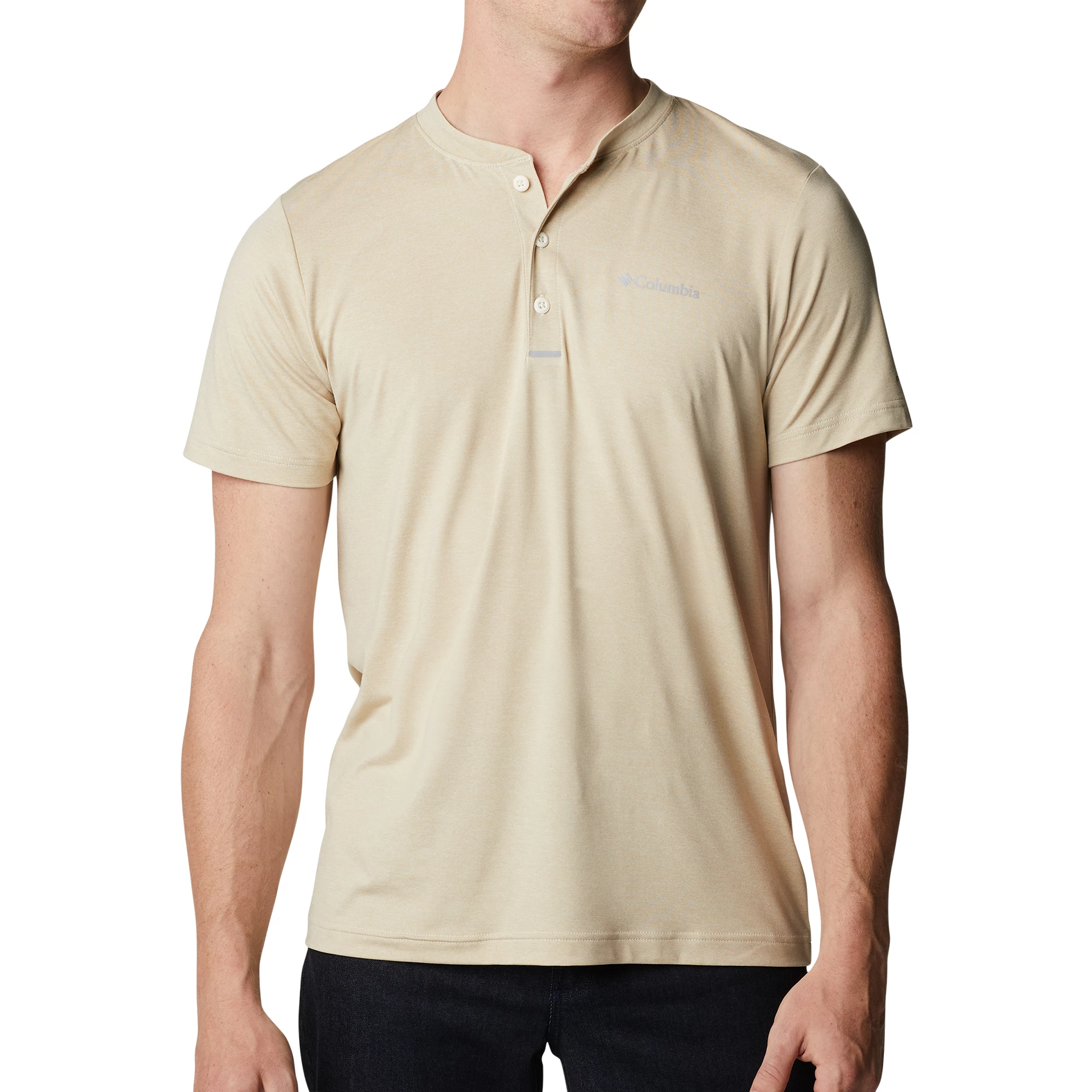 Columbia Mens Tech Trailâ„¢ Short Sleeve Henley