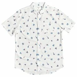 Quiksilver Mens 4th Of July Short Sleeve Shirt