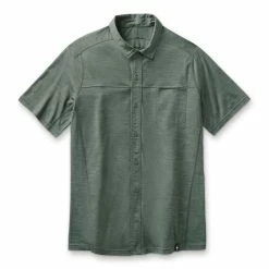 Smartwool Mens Merino Sport Short Sleeve Button Down Shirt