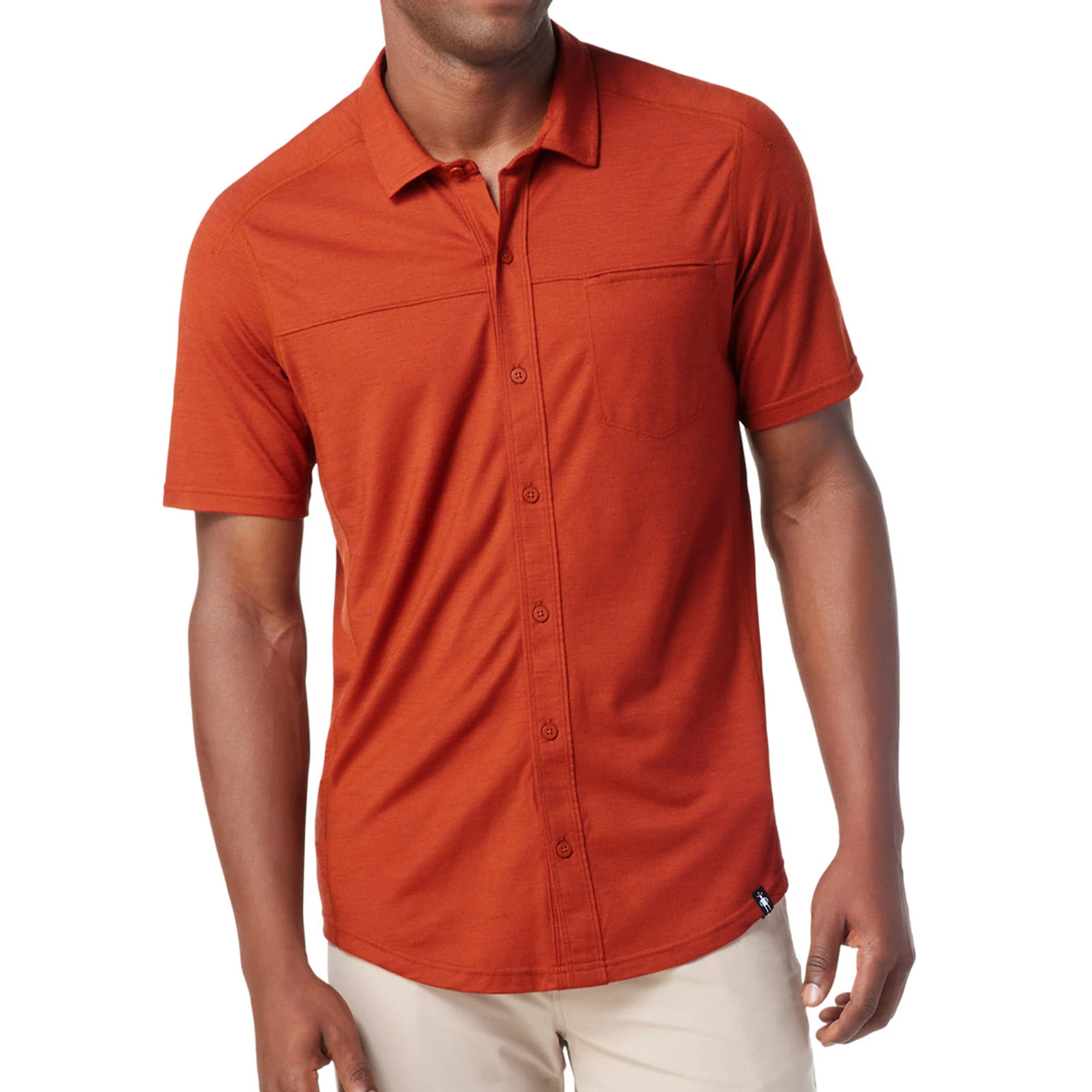 Smartwool Mens Merino Sport Short Sleeve Button Down Shirt - Image 10