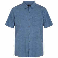 Hurley Mens Organic One And Only Stretch Short Sleeve Shirt