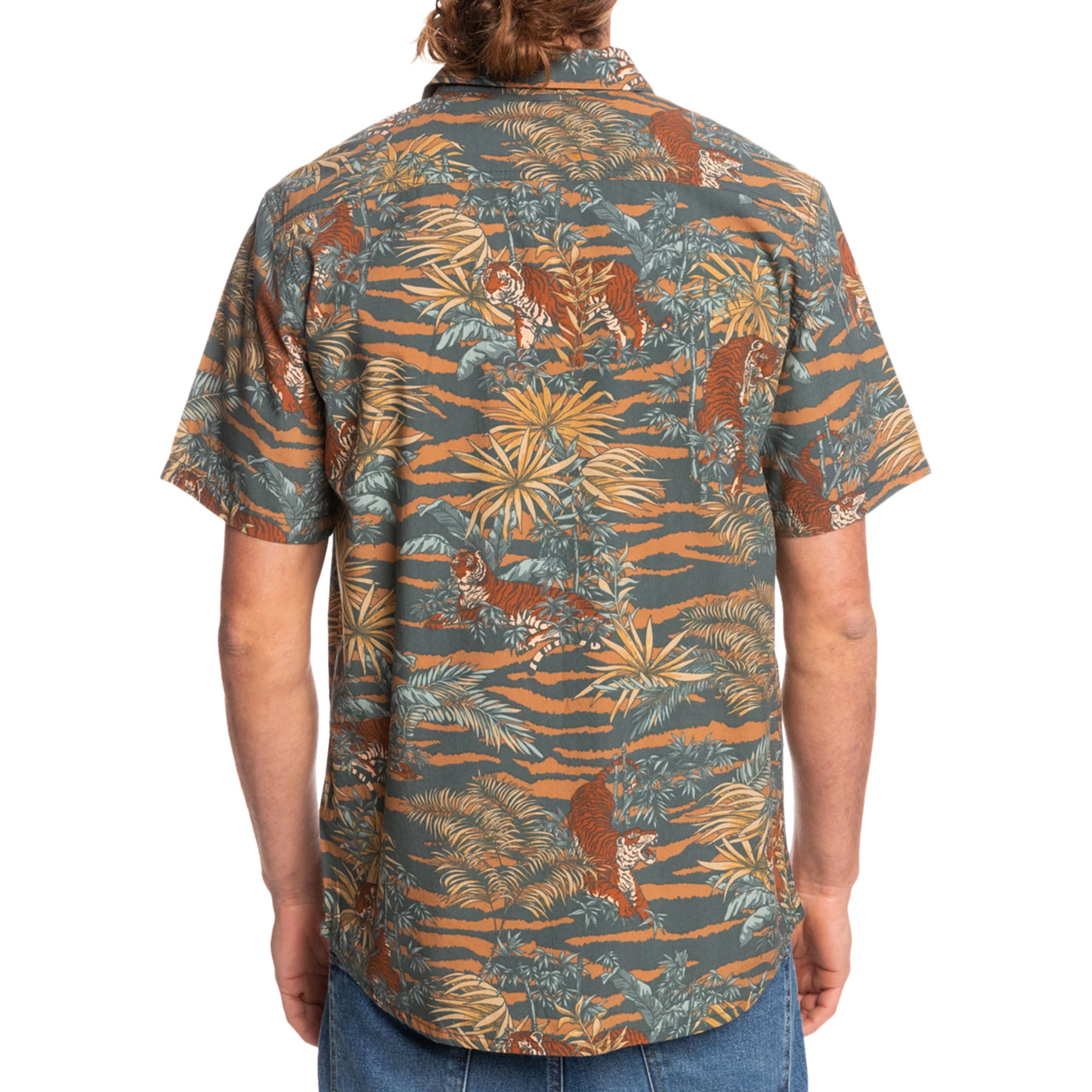 Quiksilver Mens Tiger Tracks Short Sleeve Shirt - Image 4