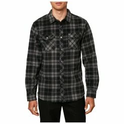 O'Neill Men's Glacier Plaid Long Sleeve Shirt