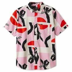 Brixton Men's Charter Print Woven Shirt