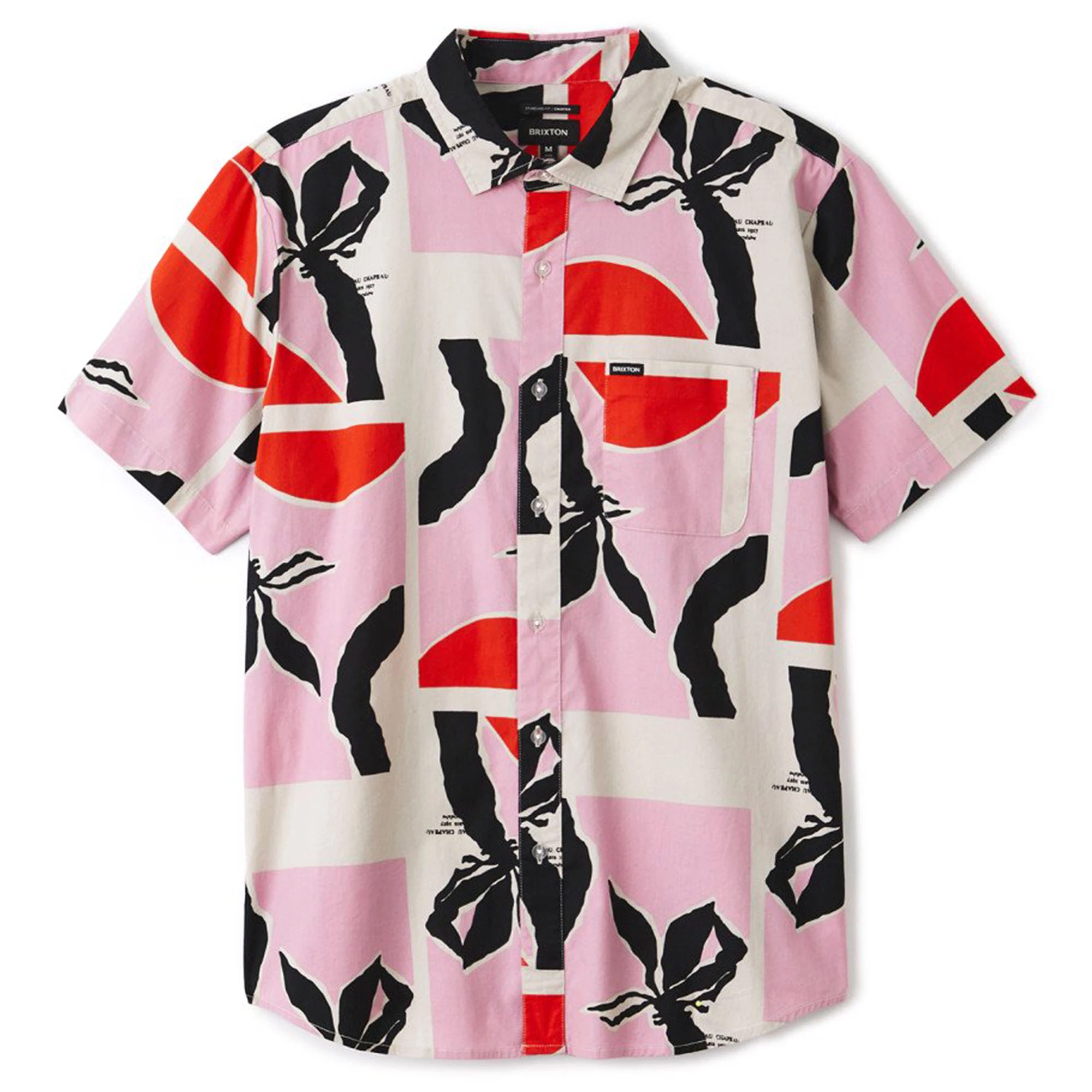 Brixton Men's Charter Print Woven Shirt