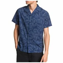 Quiksilver Men's Floral Lake Woven Short Sleeve Shirt