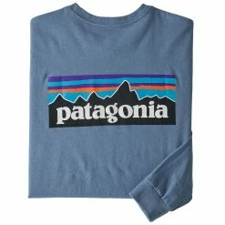 Patagonia Mens Long-Sleeved P-6 Logo Responsibili-Tee® T Shirt