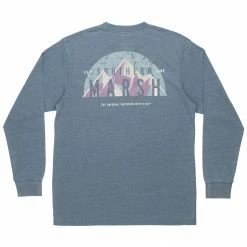 Southern Marsh Men's SEAWASH™ Slope Sunrise Long Sleeve T Shirt