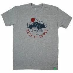 Wild Tribute Mens Keep It Simple Ski T Shirt