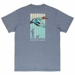 Southern Marsh Mens Teal Takeoff T Shirt