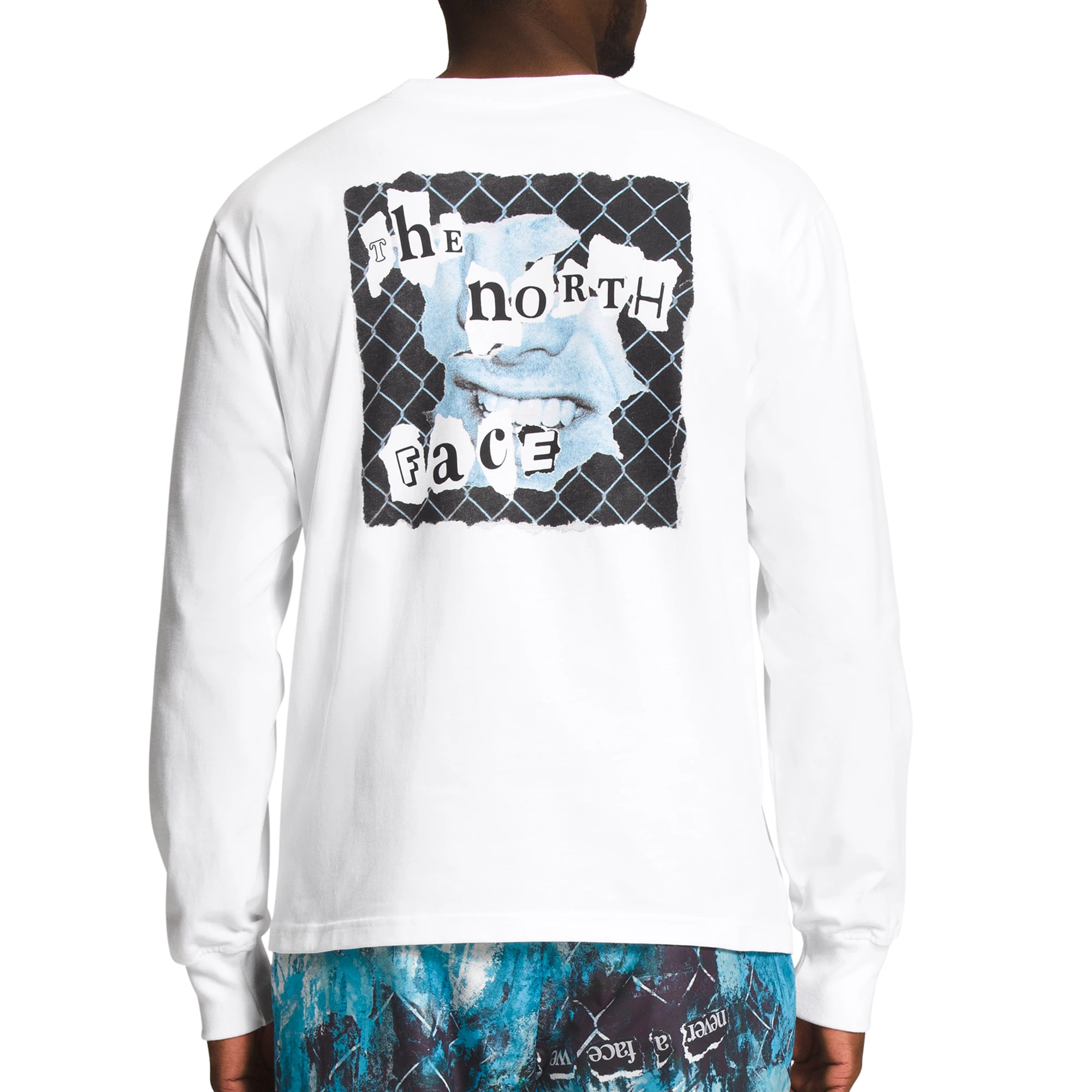 The North Face Mens Long Sleeve Printed Heavyweight T Shirt