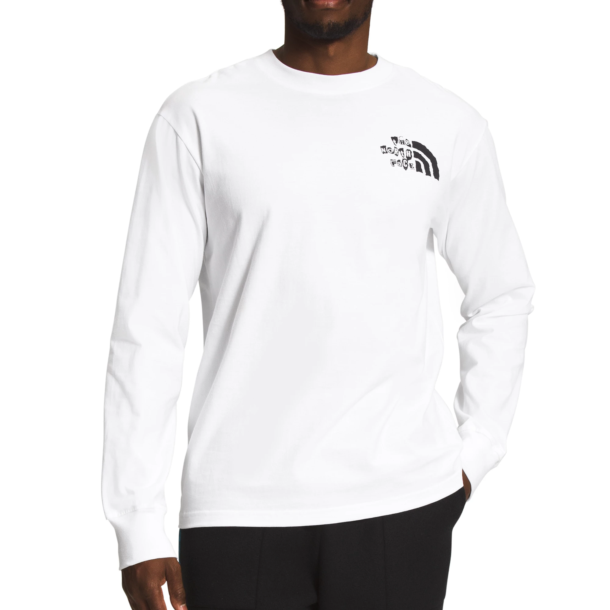 The North Face Mens Long Sleeve Printed Heavyweight T Shirt - Image 2