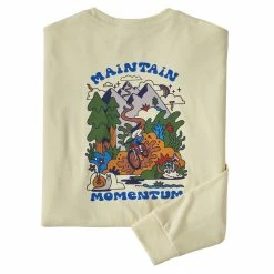 Patagonia Mens Long Sleeved Maintain Momentum Pocket Responsibili-Tee® T Shirt