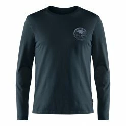 Fjallraven Mens Forever Nature Badge Long Sleeve T Shirt