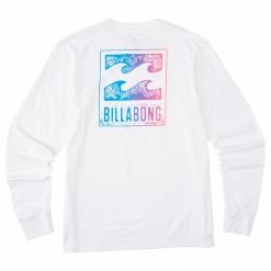 Billabong Mens Crayon Wave Long Sleeve T Shirt