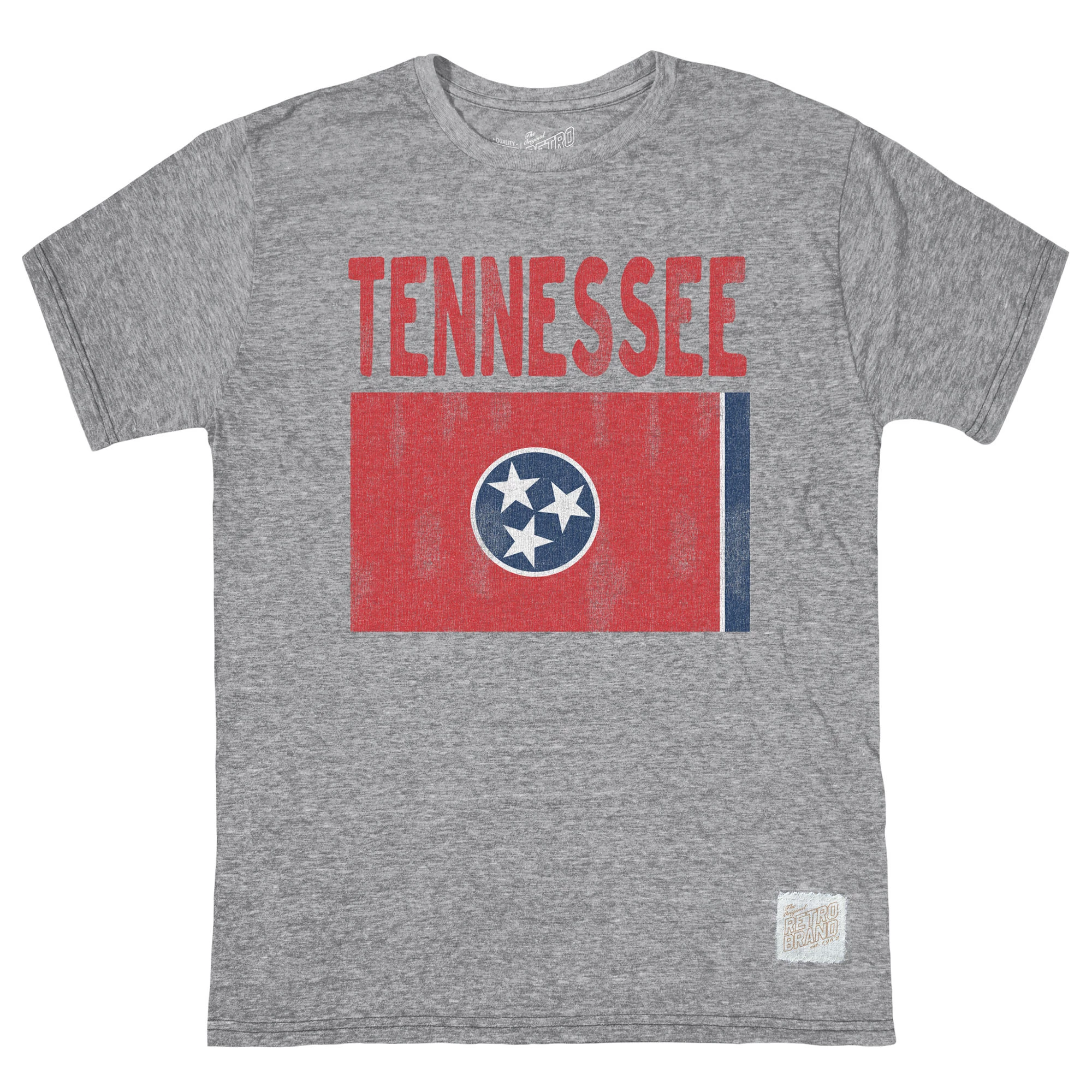 Original Retro Brand Mens Tennessee Flag T Shirt