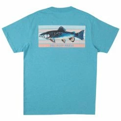 Southern Marsh Mens Fishing Lines Brook Trout T Shirt
