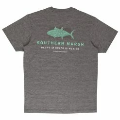 Southern Marsh Mens FieldTec™ Made In The Gulf Heathered T Shirt