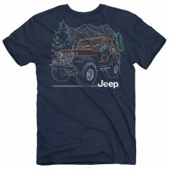 Jeep Mens Line Drive T Shirt