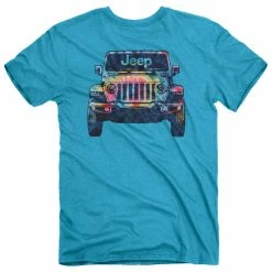 Jeep Mens Tie Dye Swirl Wrangler T Shirt