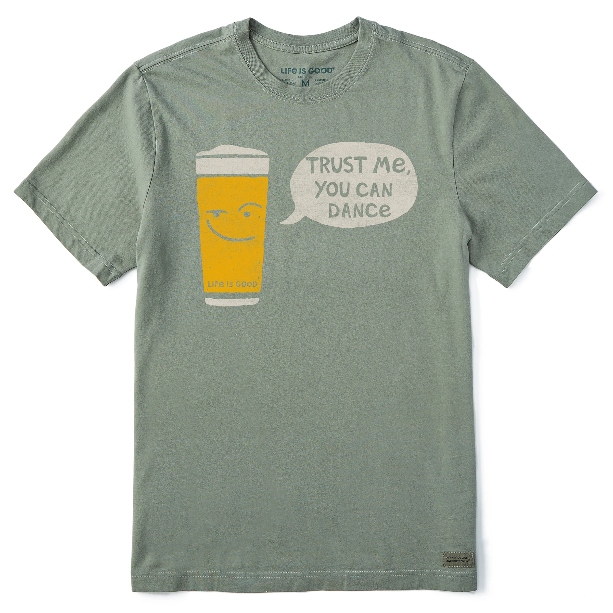 Life Is Good Mens Trust Me, Beer Crusher T Shirt