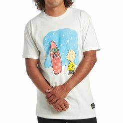 Quiksilver Mens X Peanuts Wrap It Up T Shirt