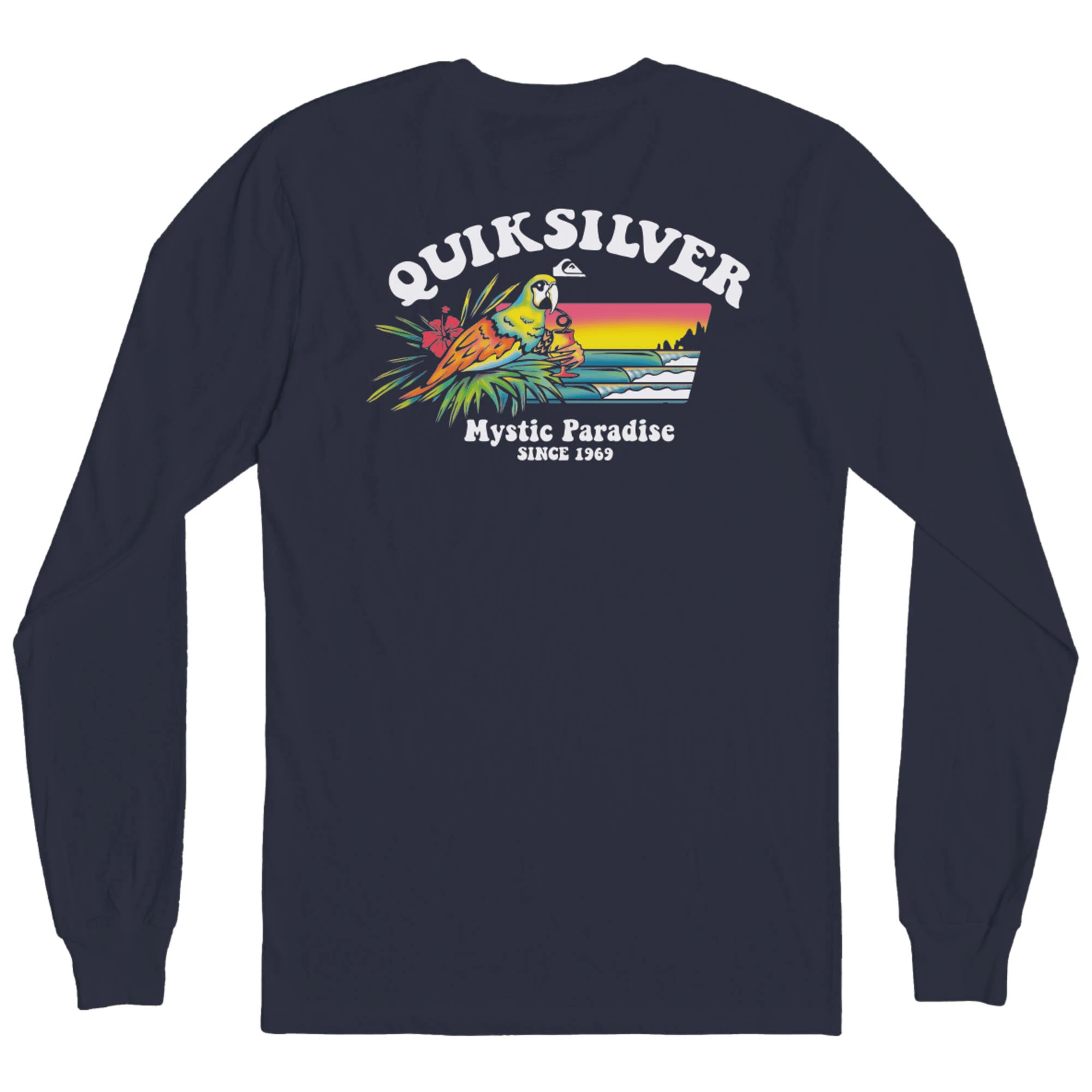 Quiksilver Mens Birds Of Cray Long Sleeve T Shirt