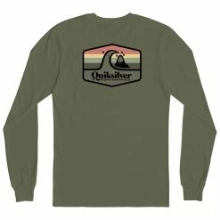 Quiksilver Mens Town Hall Long Sleeve T Shirt
