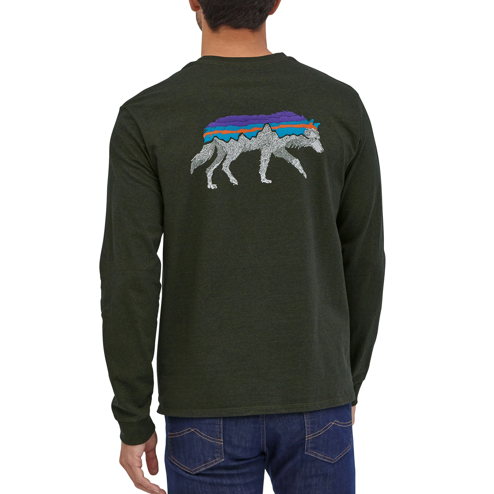 Patagonia Men's Long-Sleeved Back For Good Responsibili-TeeĀ® Shirt - Image 2