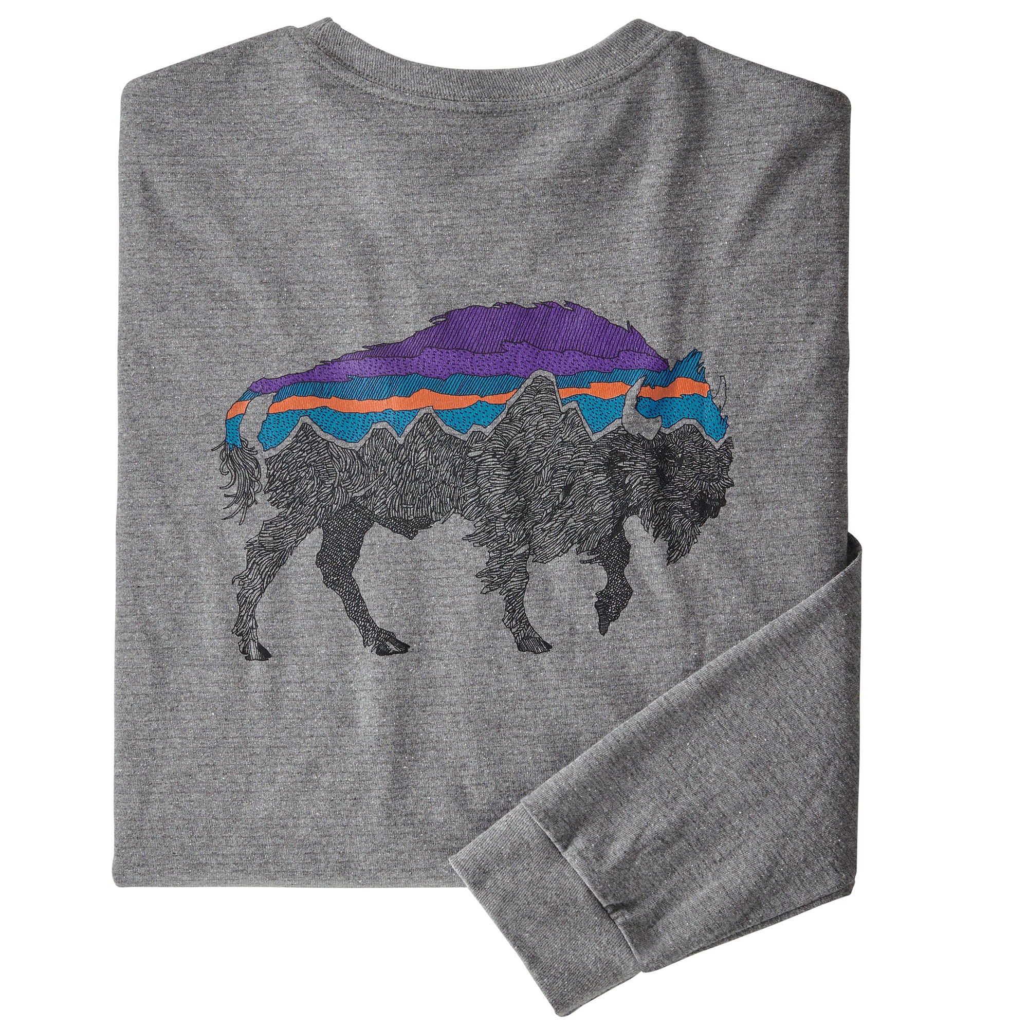 Patagonia Men's Long-Sleeved Back For Good Responsibili-TeeĀ® Shirt - Image 7