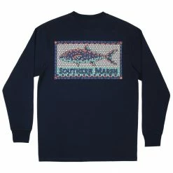 Southern Marsh Men's Tile Fish Long Sleeve T Shirt