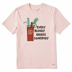 Life Is Good Men's Every Bloody Needs Somebody Crusher T Shirt