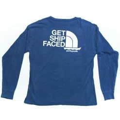 Party Pants Men's Ship Faced Long Sleeve T-Shirt