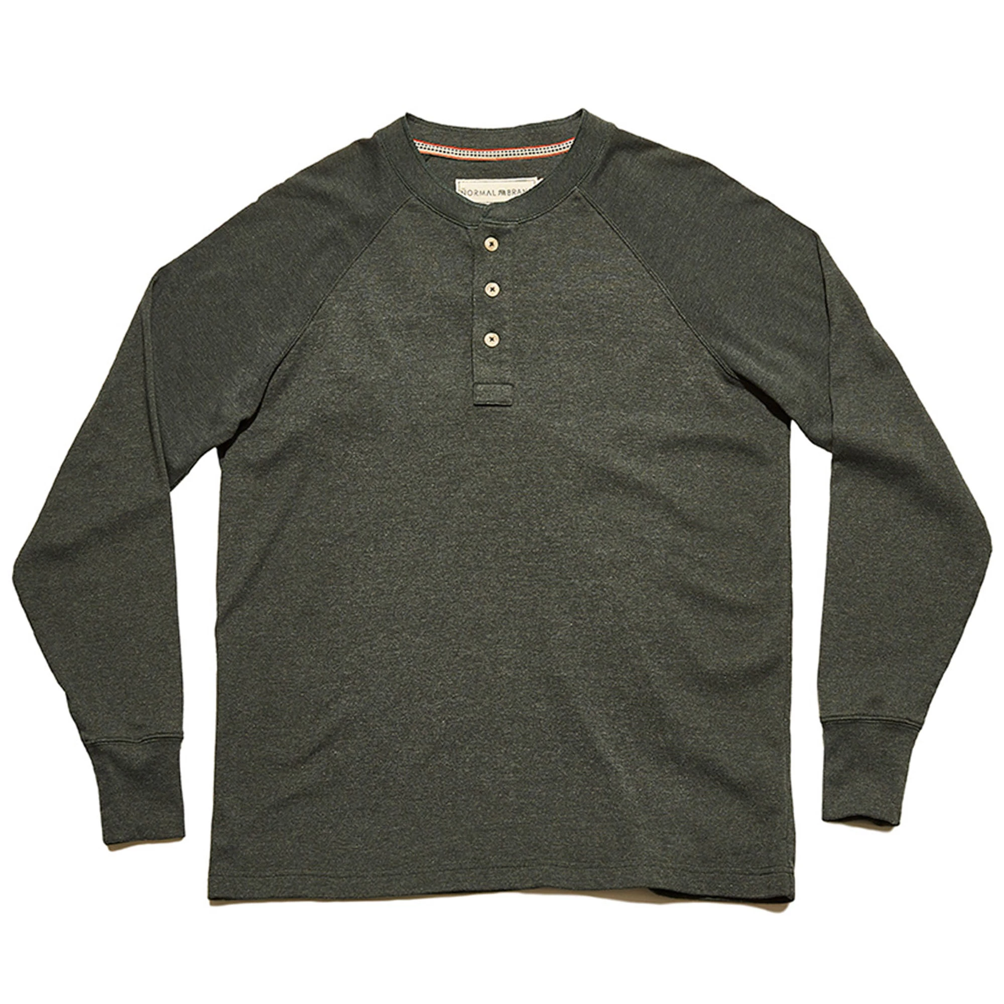 The Normal Brand Men's Long Sleeve Puremeso Henley - Image 5