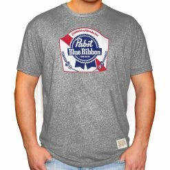 Original Retro Brand Men's Short Sleeve Pabst Blue Ribbon T-Shirt
